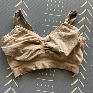 Kindred Bravely Sublime Hands-Free Pumping & Nursing Bra Medium Busty Beige